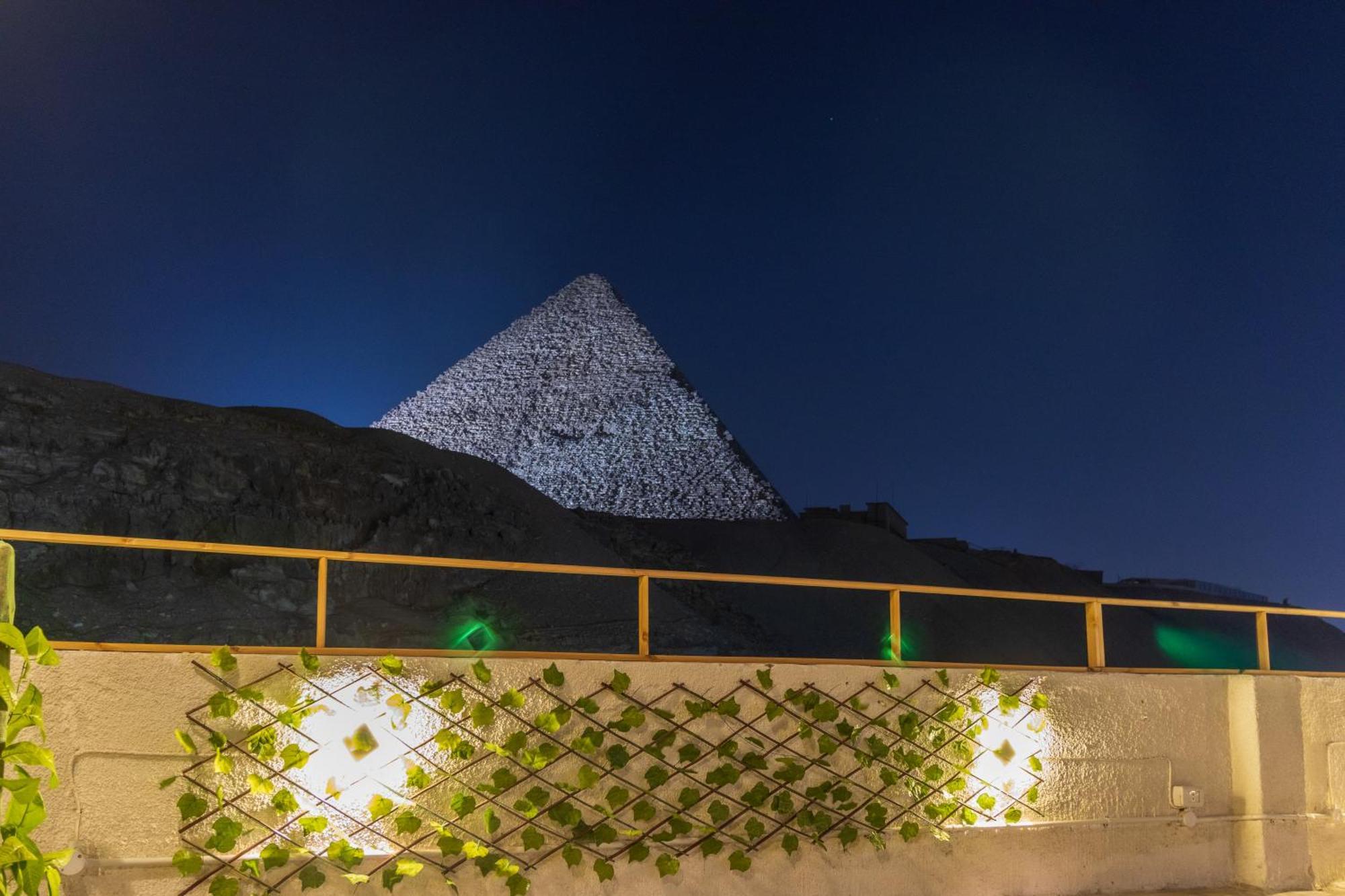 The Grand Pyramids View Hotel Kafret el-Gabal Exterior foto